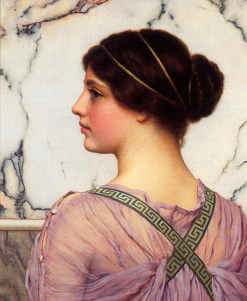 John William Godward A Grecian Lovely China oil painting art